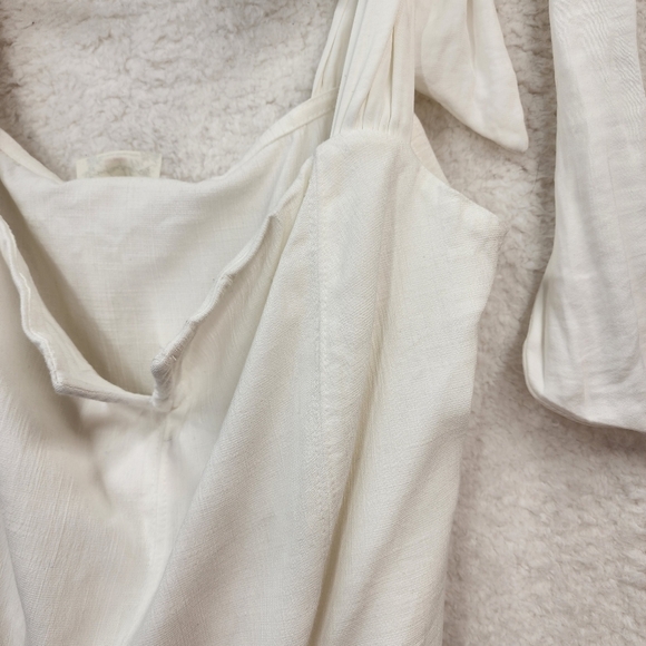 Free People Women's Tie Strap Structured Bodysuit - L - Picture 3 of 8